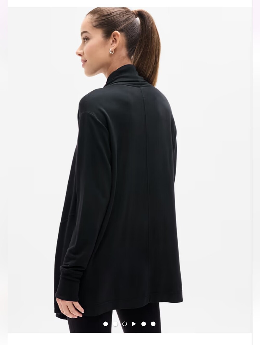 Athleta Prayana Restore Wrap Black - Picture 3 of 12